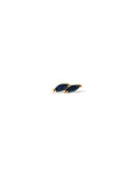 Marquise Twin Stud  - Natural Sapphire
