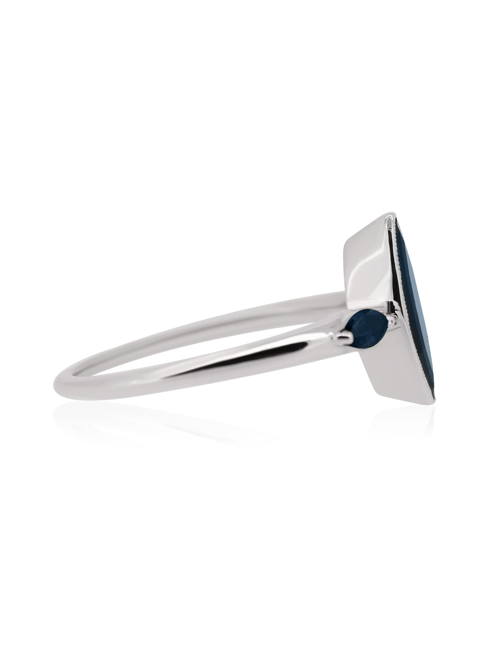 Three Stone Sapphire Marquise