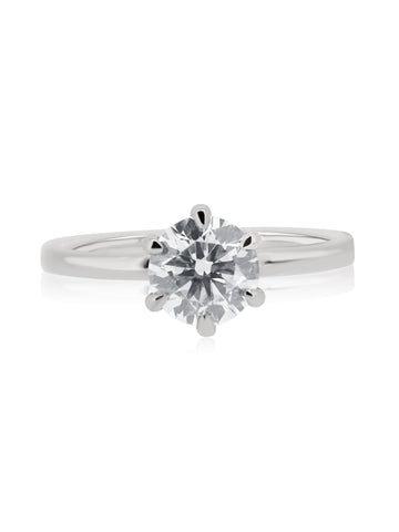 1.5ct G colour SI1 clarity Oval Solitaire